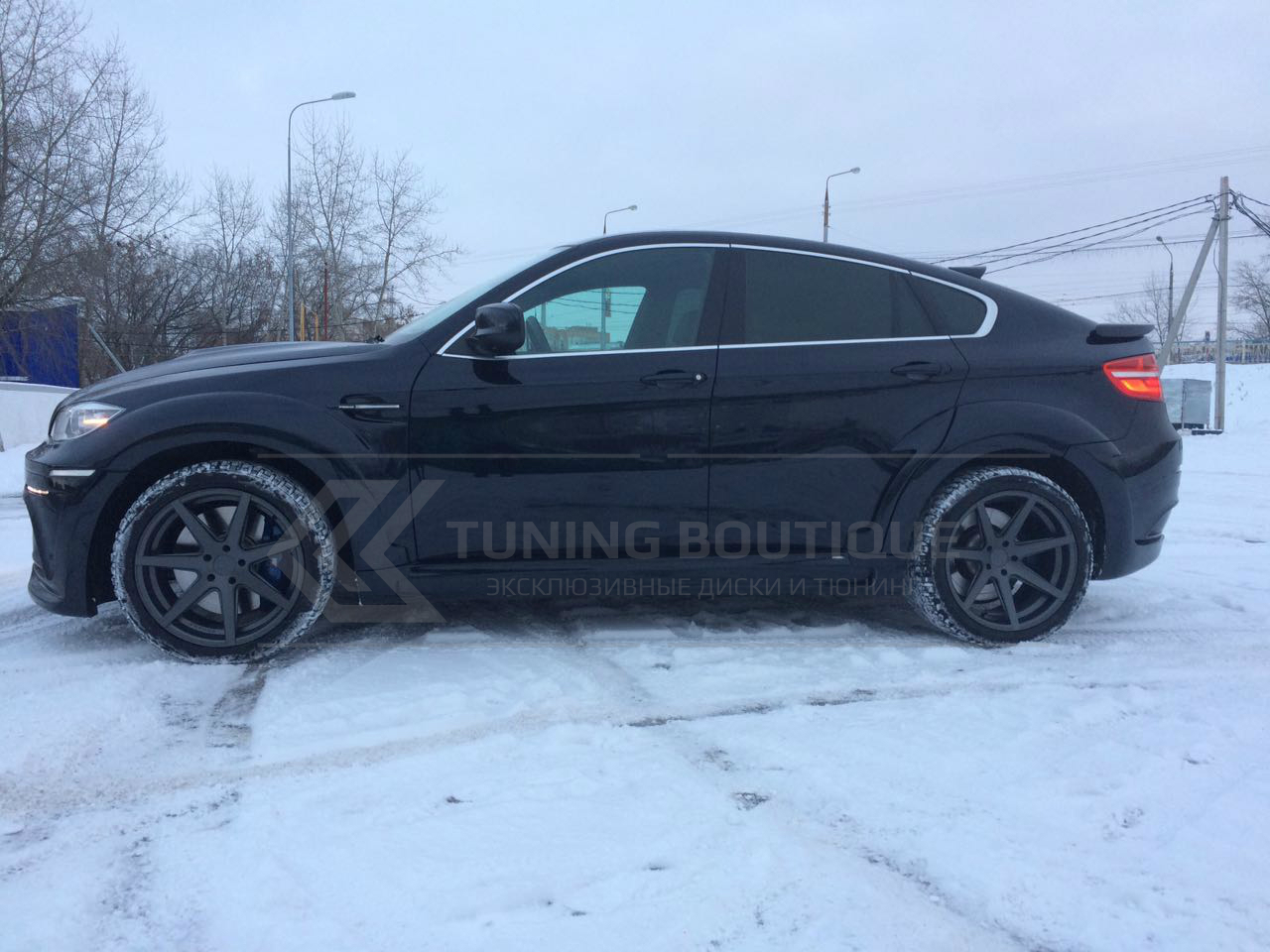 BMW X6M и 20" диски Rohana RC7 Matte Graphite фото 2